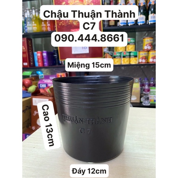 Combo 50 Cái Chậu Nhựa Mềm THUẬN THÀNH Trồng Cây Hoa -Mẫu C7