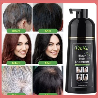 Dầu gội nhuộm màu đen,nâu400ml thuốc nhuộm tóc đen thành phần thảo dược.