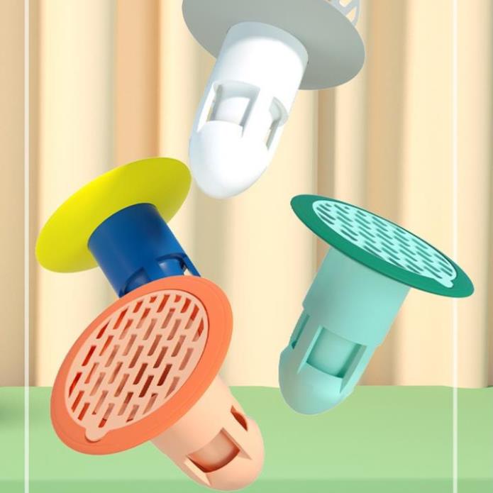 (silicon)Nắp đậy cống thoát nước bằng silicon TPR chống mùi hôi tiện lợi dành cho nhà bếp / phòng tắm -Cleanhomestore