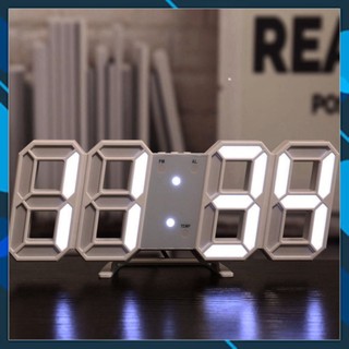 Đồng hồ LED treo tường 3D phong cách Hàn Quốc chất