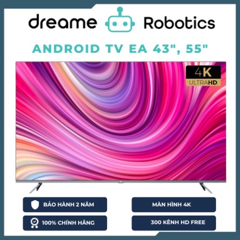 cam kết hàng chính hãng Tivi Xiaomi EA Màn Hình 4K Android 43 55 inch (máy bảo hành tại hãng)