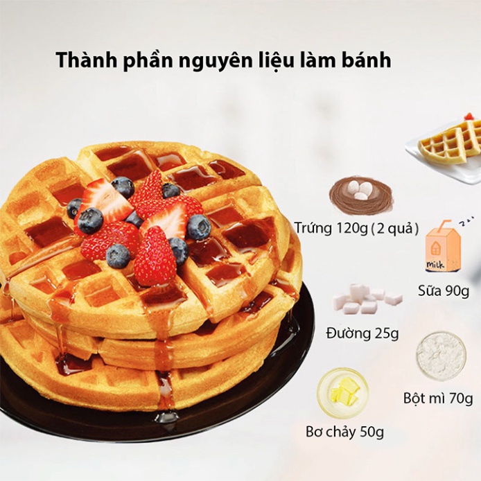 Máy Nướng Bánh Kẹp Waffle SOKANY
