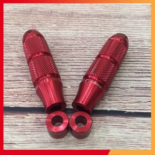 Gù chống đổ sau xe máy nhôm cnc nguyên khối – chống đổ nhựa abs - chế gác chân - chống đổ sau gai nhám