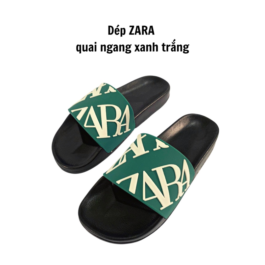 Dép HOT TREND - Dép ZARA, Dép quai ngang cao su bền kam kết, FULL size 37-4