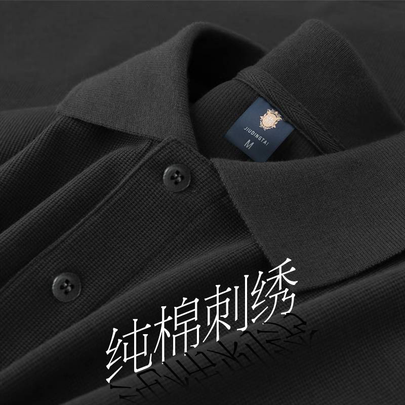 Áo Thun Polo Tay Ngắn Bằng Cotton Tinh Khiết Thêu logo Văn Hóa Tùy Chỉnh Thời Trang Mùa Hè Cho Nam