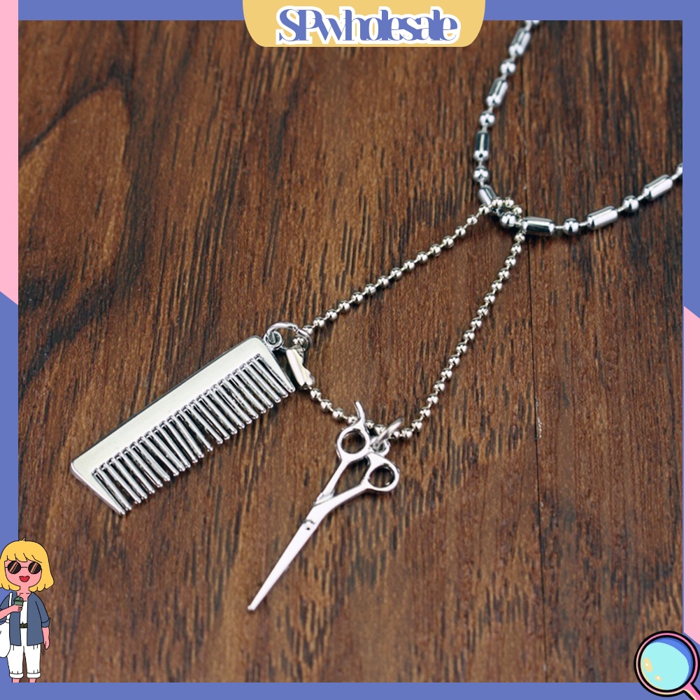 [SPwholesale] Dây chuyền mặt dây hình kéo máy sấy tóc dùng làm quà tặng độc đáo