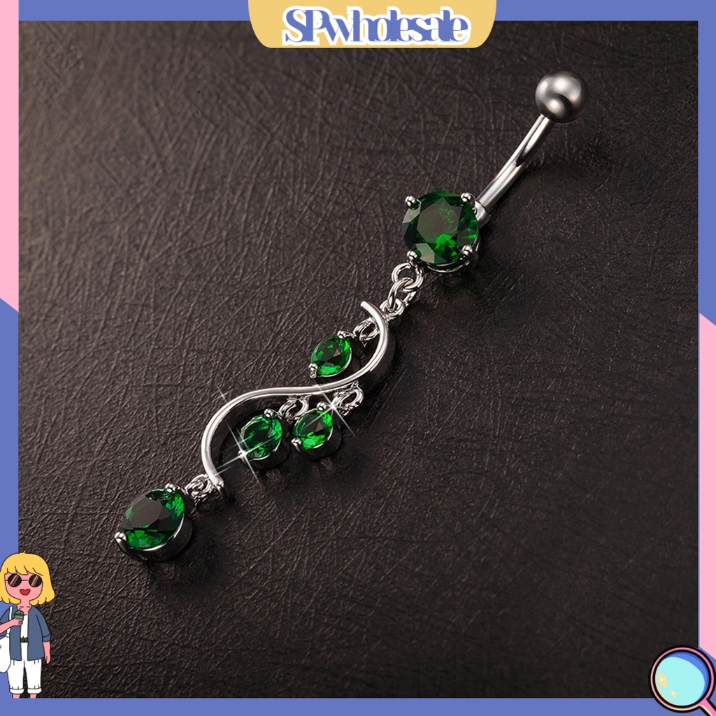 {SPwholesale} Khuyên rốn đính ngọc trai lấp lánh quyến rũ cho phái nữ