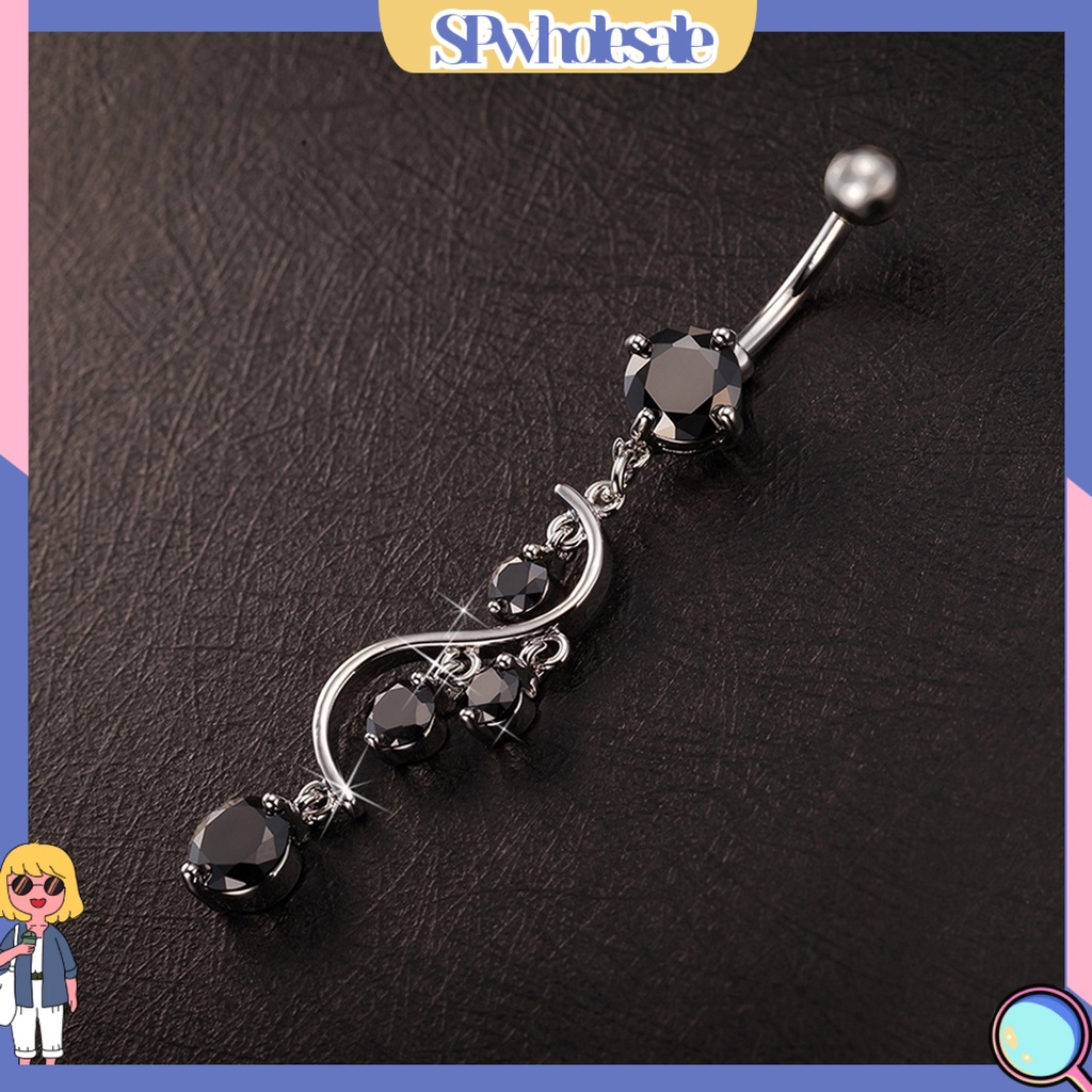 {SPwholesale} Khuyên rốn đính ngọc trai lấp lánh quyến rũ cho phái nữ
