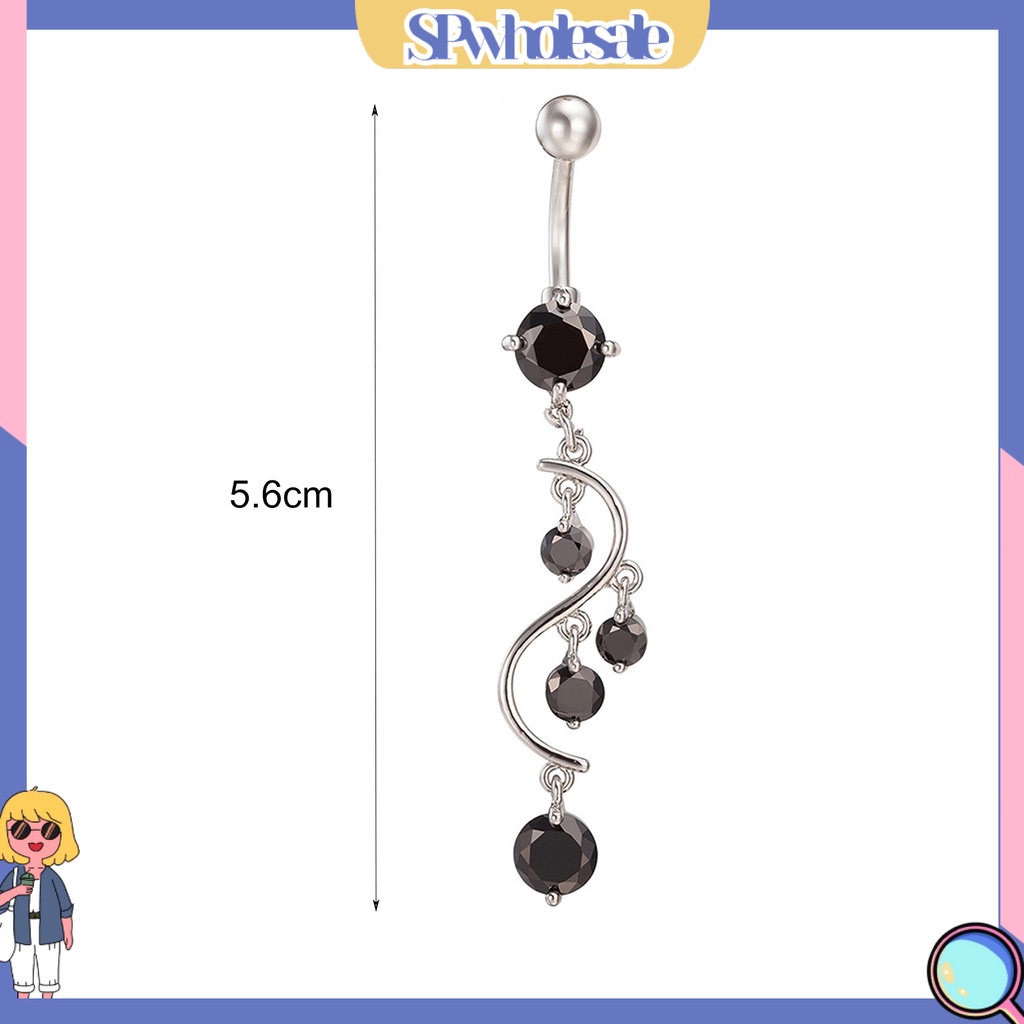 {SPwholesale} Khuyên rốn đính ngọc trai lấp lánh quyến rũ cho phái nữ