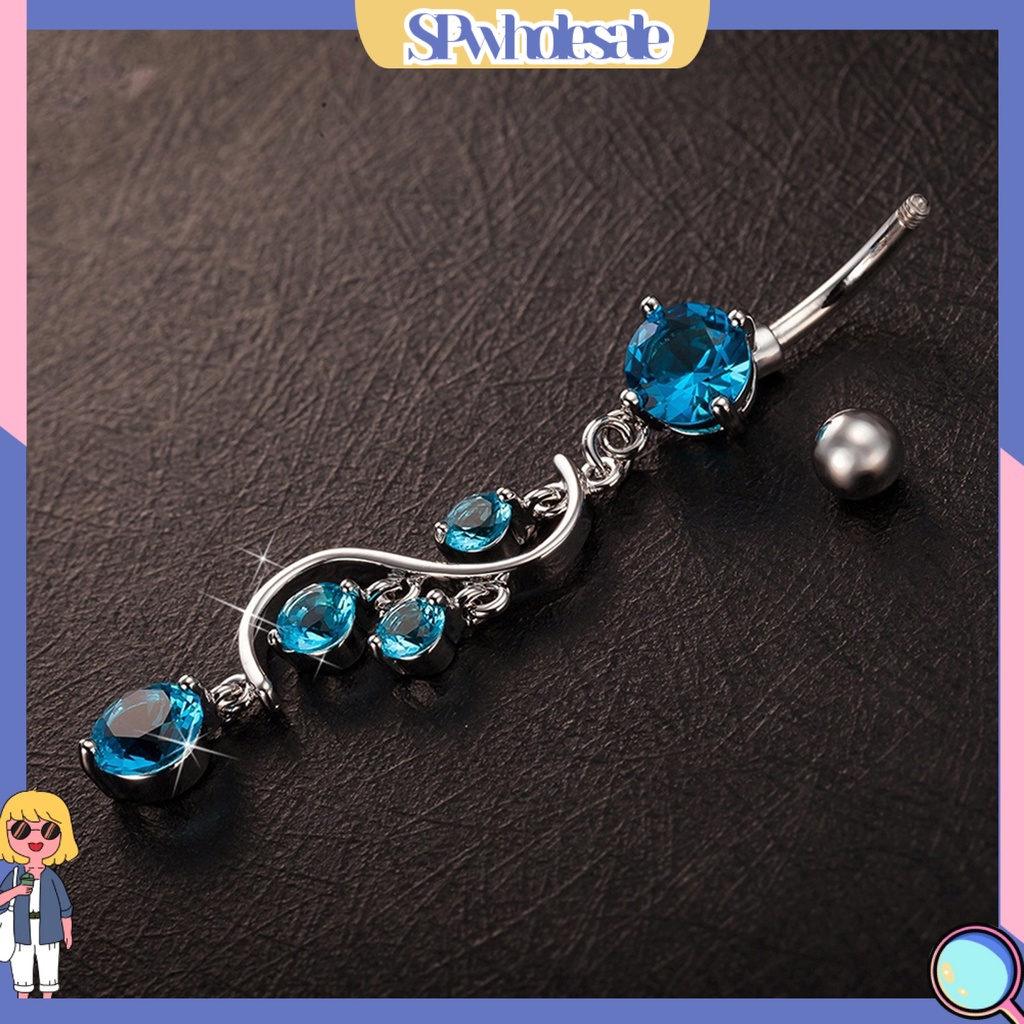 {SPwholesale} Khuyên rốn đính ngọc trai lấp lánh quyến rũ cho phái nữ
