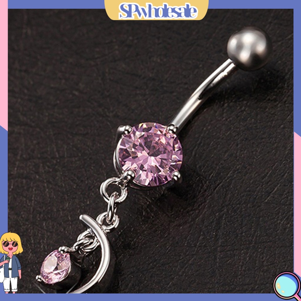 {SPwholesale} Khuyên rốn đính ngọc trai lấp lánh quyến rũ cho phái nữ