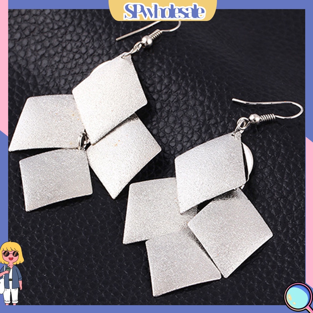 {SPwholesale} Khuyên tai nữ trang dáng dài tạo hình độc đáo