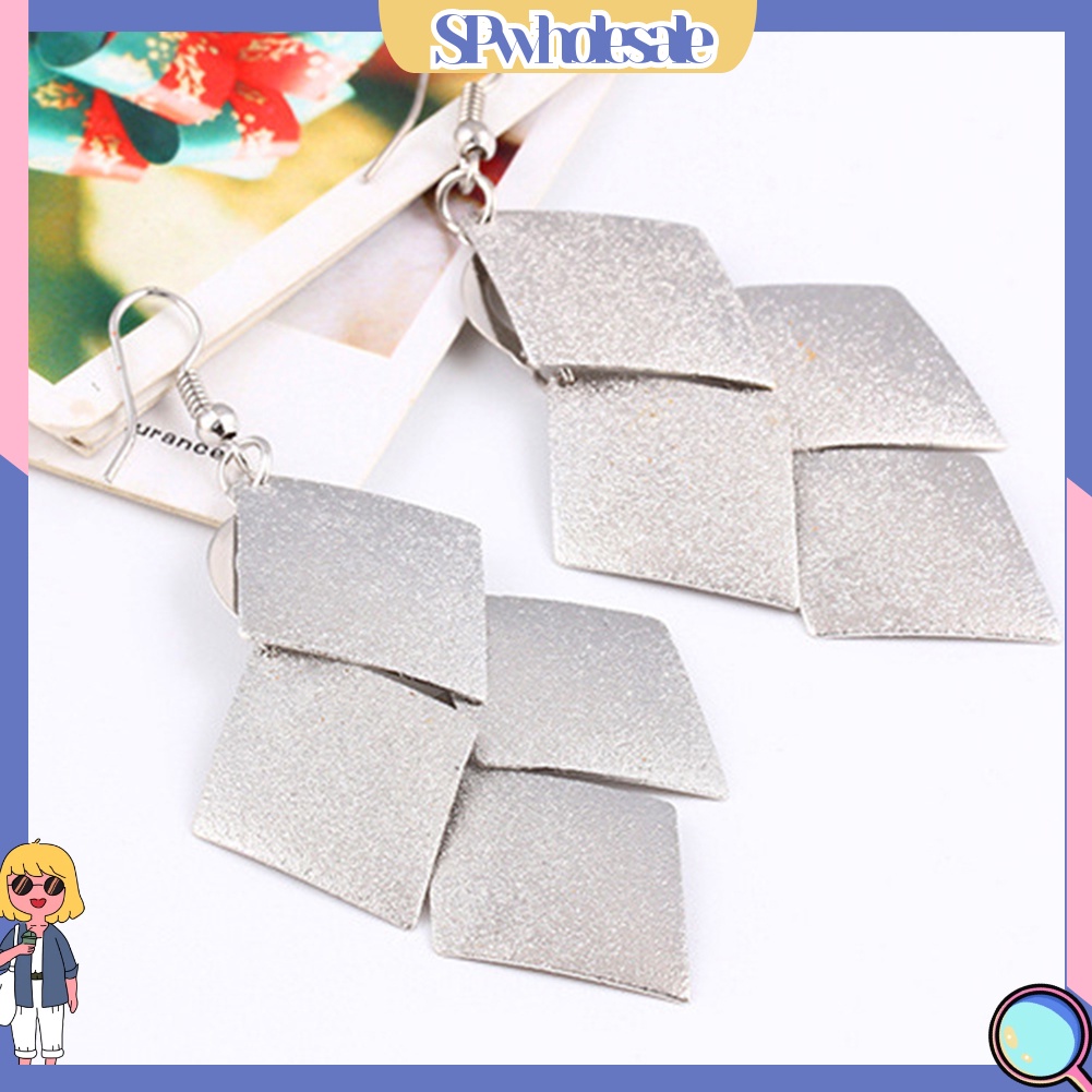 {SPwholesale} Khuyên tai nữ trang dáng dài tạo hình độc đáo