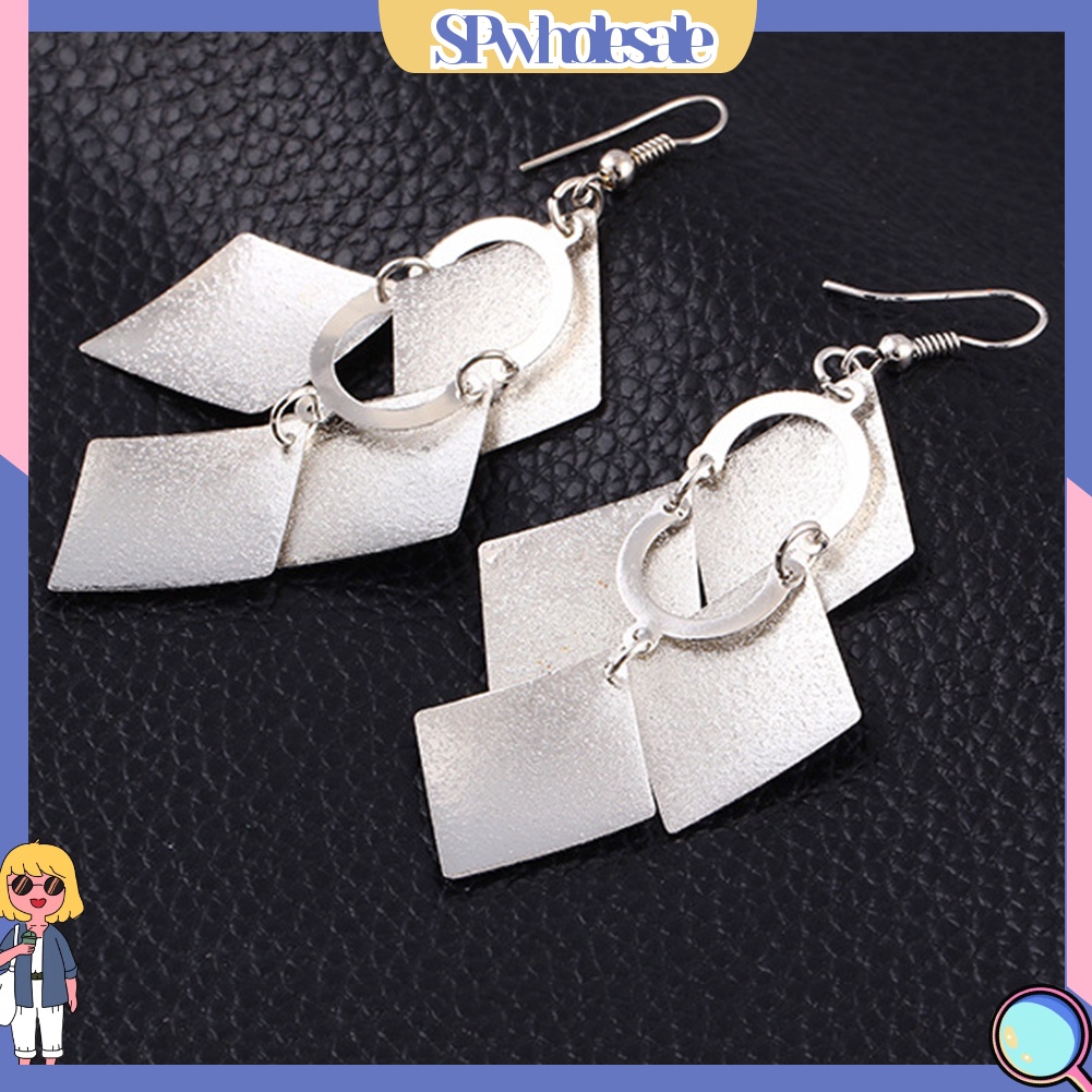 {SPwholesale} Khuyên tai nữ trang dáng dài tạo hình độc đáo