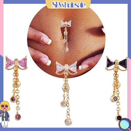 {SPwholesale} Khuyên rốn hình nơ đính đá gợi cảm cho nữ