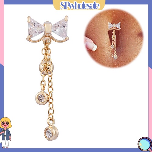 {SPwholesale} Khuyên rốn hình nơ đính đá gợi cảm cho nữ