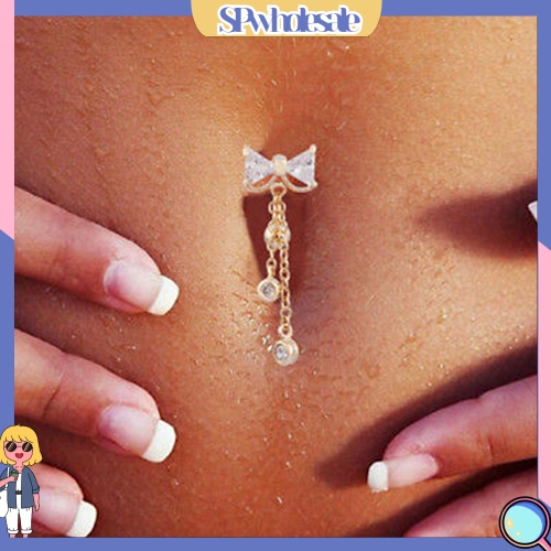 {SPwholesale} Khuyên rốn hình nơ đính đá gợi cảm cho nữ