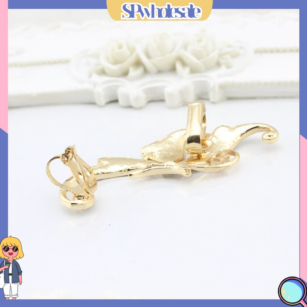 {SPwholesale} Khuyên kẹp vành tai tạo hình cánh bướm thời trang cho nữ