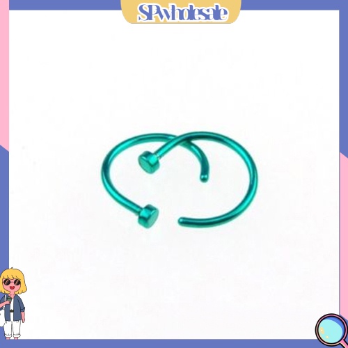 {SPwholesale} Bộ 2 khuyên mũi bằng thép không gỉ cho unisex