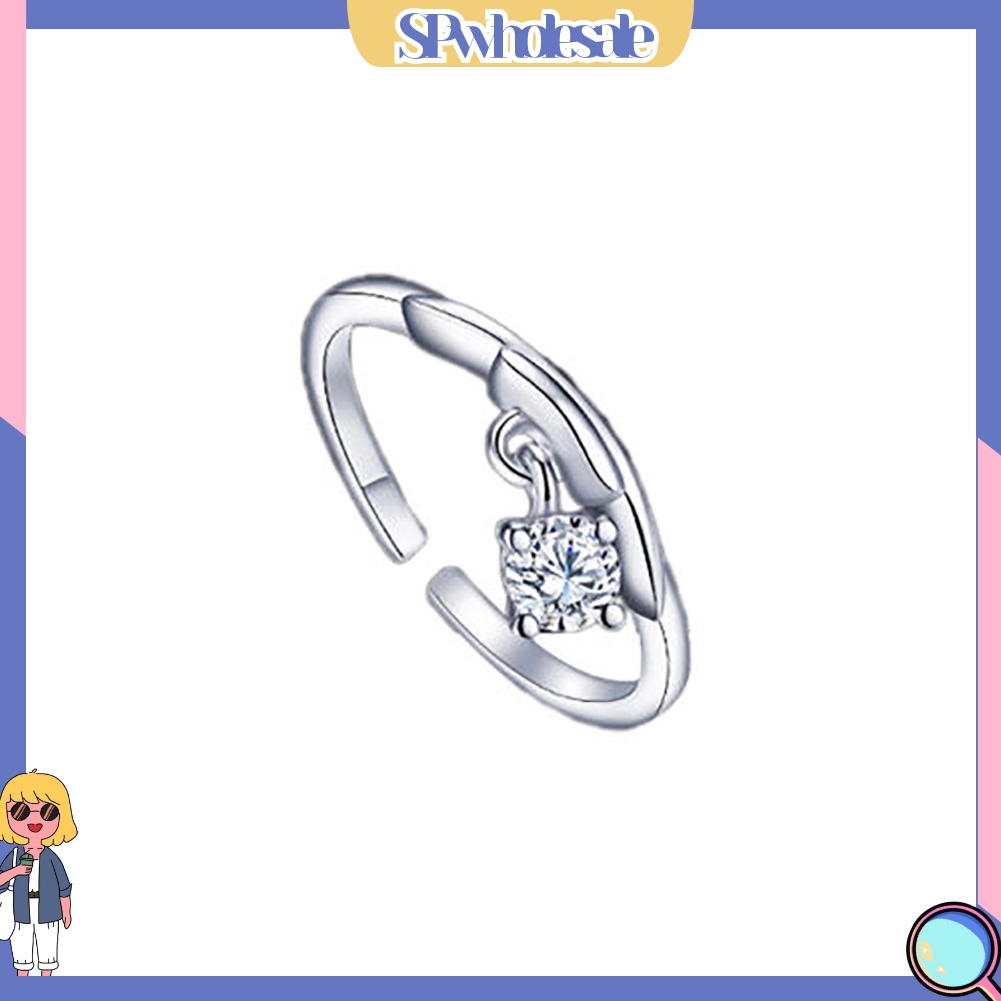 {SPwholesale} Nhẫn mạ bạc dạng chòm sao kiểu dáng đơn giản dành cho cả nam và nữ