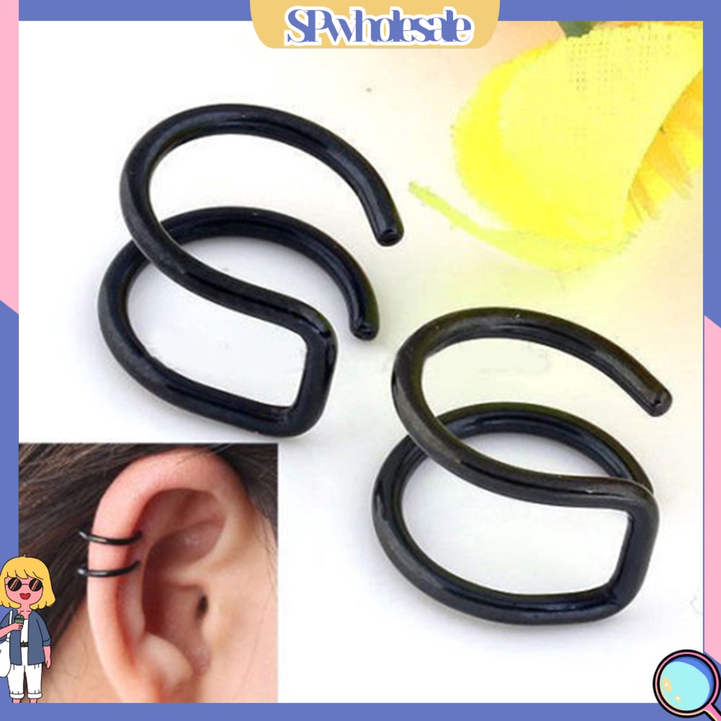 {SPwholesale} Khuyên kẹp vành tai bằng thép không gỉ cá tính