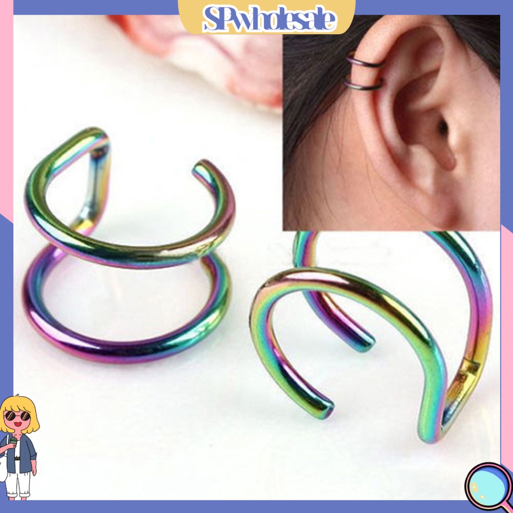 {SPwholesale} Khuyên kẹp vành tai bằng thép không gỉ cá tính