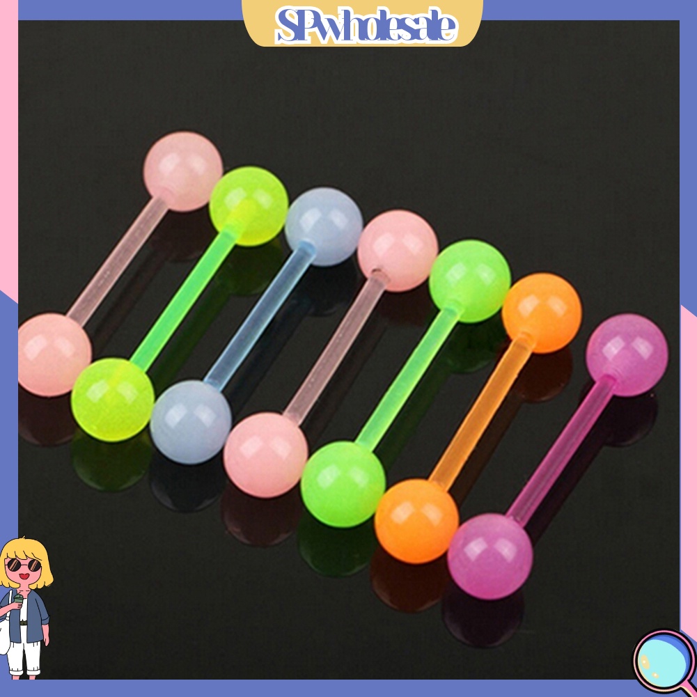 {SPwholesale} Set 7 khuyên đeo cơ thể phát sáng trong bóng tối