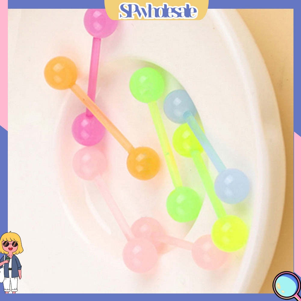 {SPwholesale} Set 7 khuyên đeo cơ thể phát sáng trong bóng tối