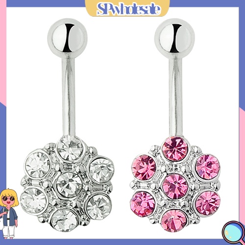 {SPwholesale} Khuyên cơ thể tròn đính đá đẹp mắt