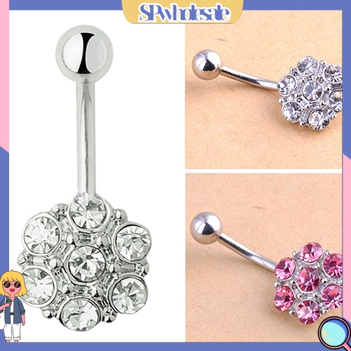 {SPwholesale} Khuyên cơ thể tròn đính đá đẹp mắt