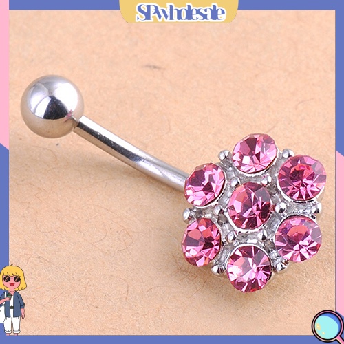 {SPwholesale} Khuyên cơ thể tròn đính đá đẹp mắt