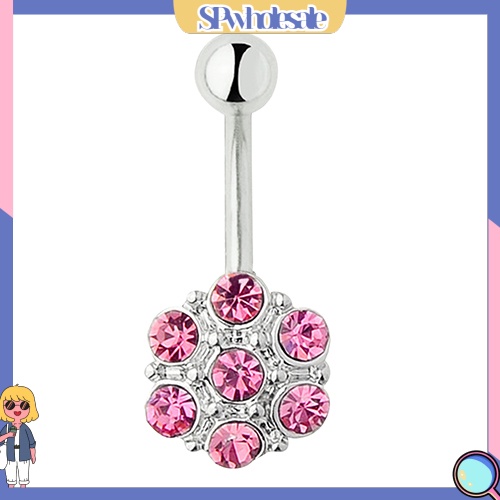 {SPwholesale} Khuyên cơ thể tròn đính đá đẹp mắt