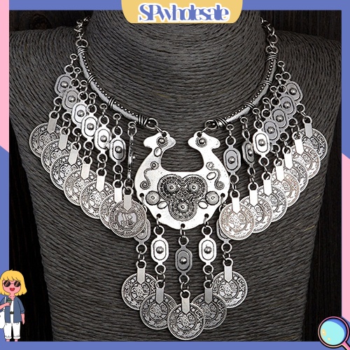 {SPwholesale} Vòng cổ choker đính đồng xu vintage cho nữ