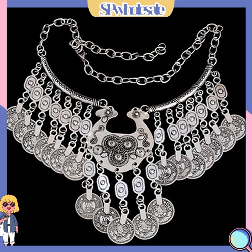 {SPwholesale} Vòng cổ choker đính đồng xu vintage cho nữ