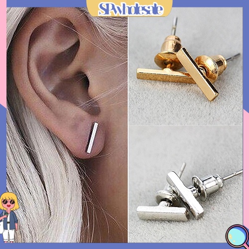 {SPwholesale} Đôi khuyên tai nữ hình số 1 thời trang