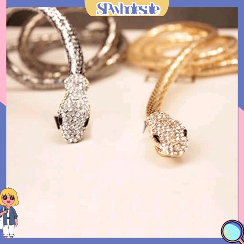 [SPwholesale] Vòng tay hình rắn đính đá nhân tạo sang trọng cho nam nữ