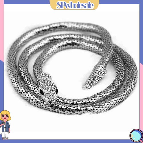 [SPwholesale] Vòng tay hình rắn đính đá nhân tạo sang trọng cho nam nữ