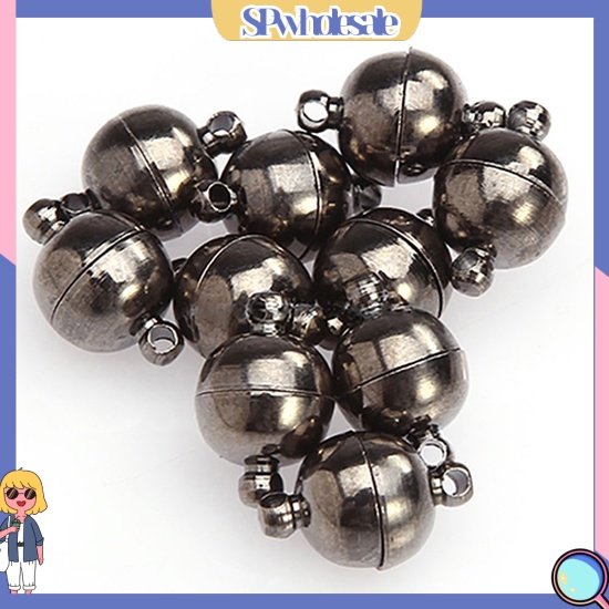 [SPwholesale] Set 10 bóng nam châm tròn 6mm / 8mm dùng để làm đồ trang sức thủ công