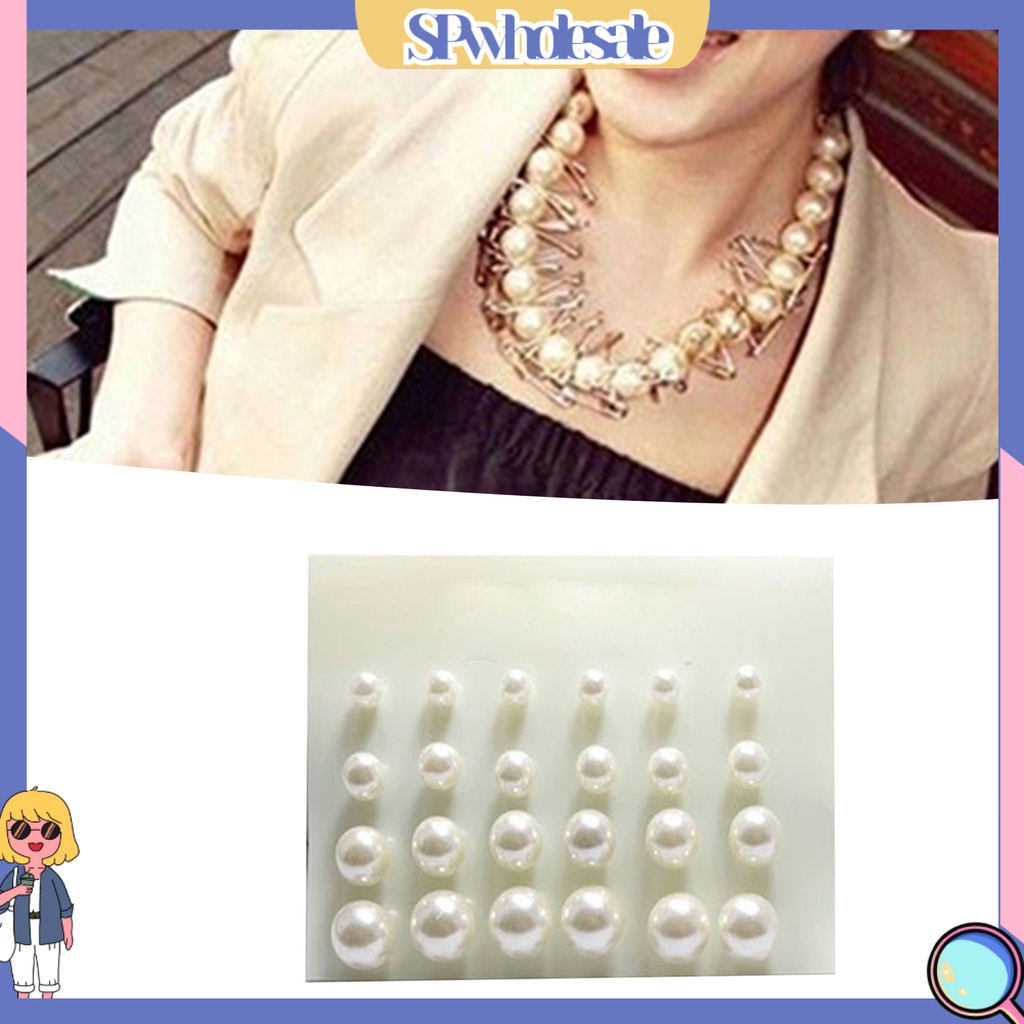 {SPwholesale} 12 đôi bông tai ngọc trai giả thời trang nữ tính