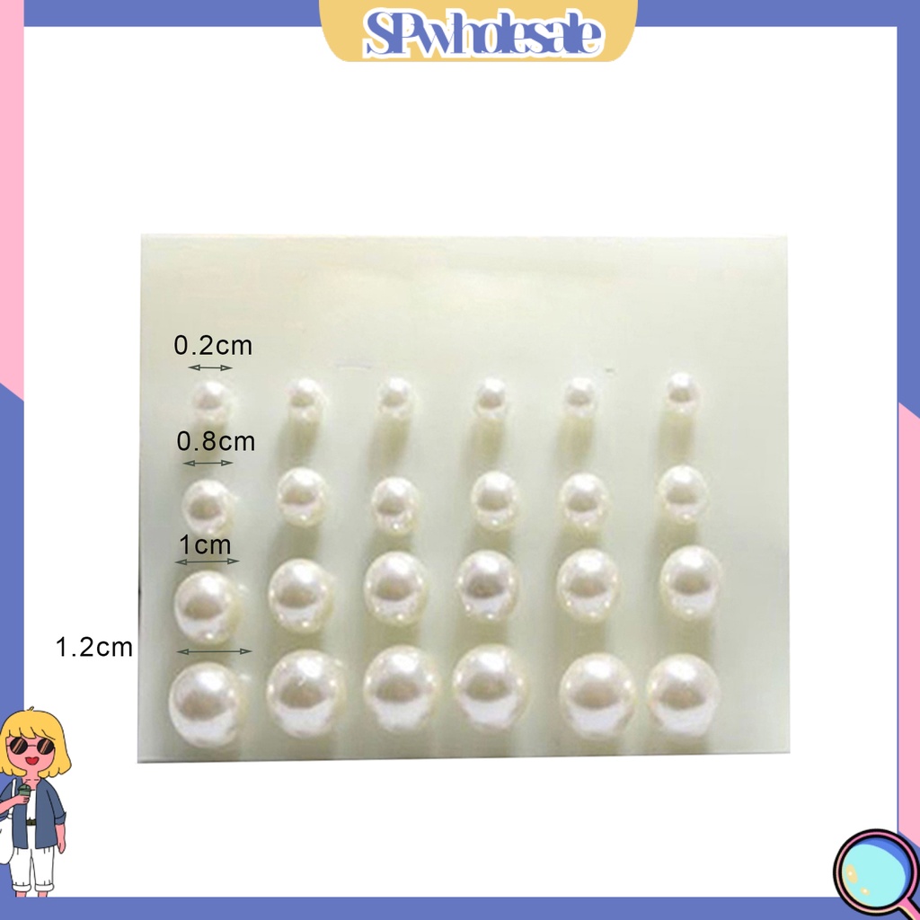 {SPwholesale} 12 đôi bông tai ngọc trai giả thời trang nữ tính