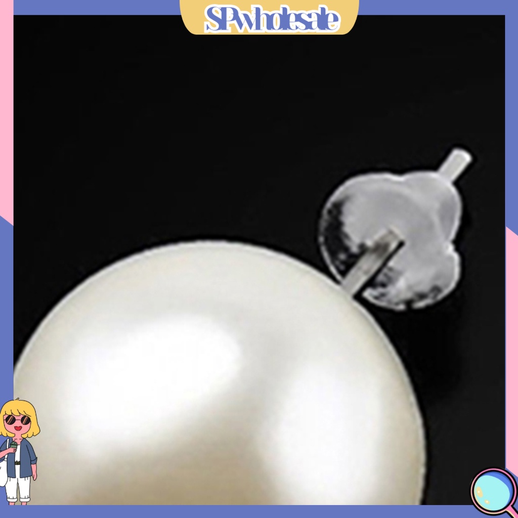 {SPwholesale} 12 đôi bông tai ngọc trai giả thời trang nữ tính