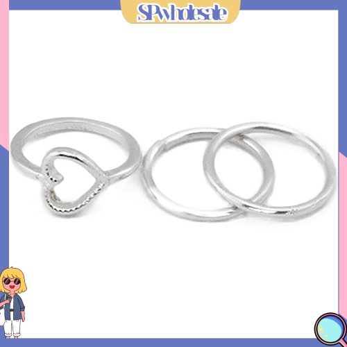 {SPwholesale} Bộ 4 chiếc nhẫn đeo khớp ngón tay đính đá phong cách boho dành cho nữ