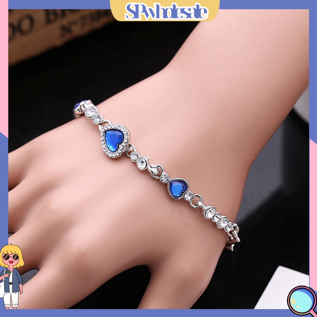 {SPwholesale} Vòng tay nữ trang đính đá tạo hình độc đáo