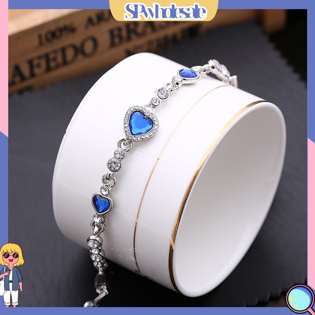 {SPwholesale} Vòng tay nữ trang đính đá tạo hình độc đáo