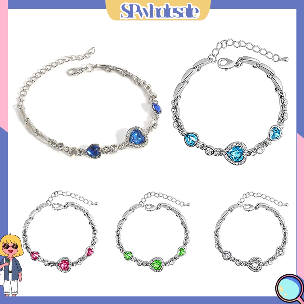 {SPwholesale} Vòng tay nữ trang đính đá tạo hình độc đáo