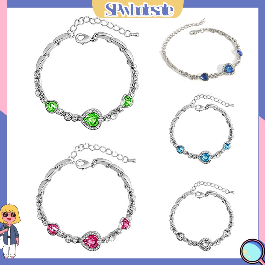 {SPwholesale} Vòng tay nữ trang đính đá tạo hình độc đáo