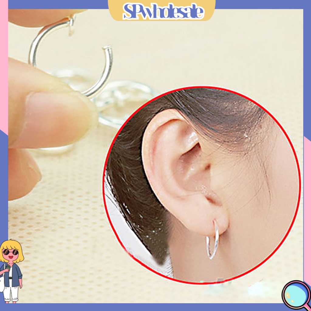 {SPwholesale} Set 8 Khuyên mũi không bấm lỗ thời trang cho nam/nữ