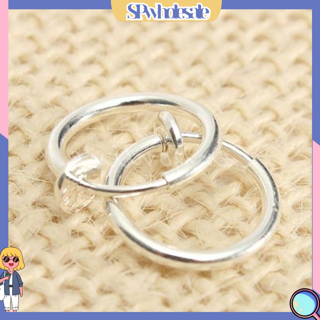 {SPwholesale} Set 8 Khuyên mũi không bấm lỗ thời trang cho nam/nữ