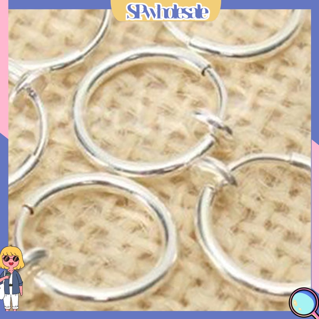 {SPwholesale} Set 8 Khuyên mũi không bấm lỗ thời trang cho nam/nữ