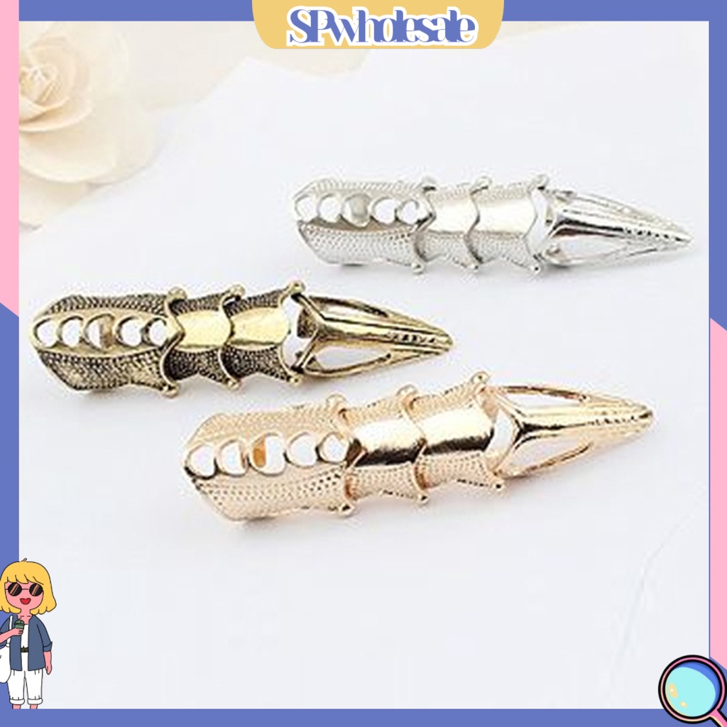 {SPwholesale} Nhẫn đeo khớp móng tay cho nam nữ phong cách Gothic độc đáo